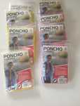 Capa poncho de chuva em plástico