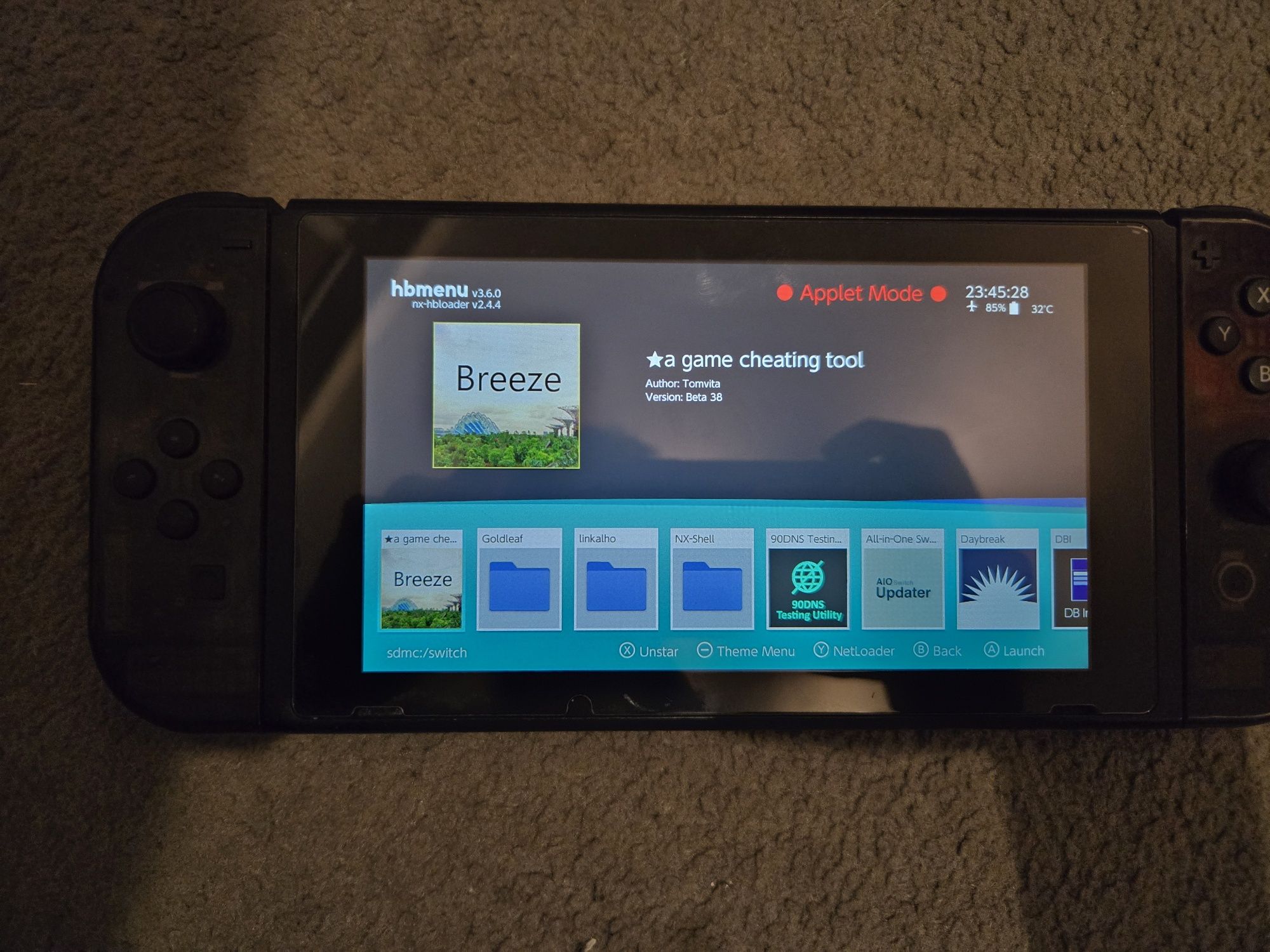 Switch V1 [CFW | Unpached]