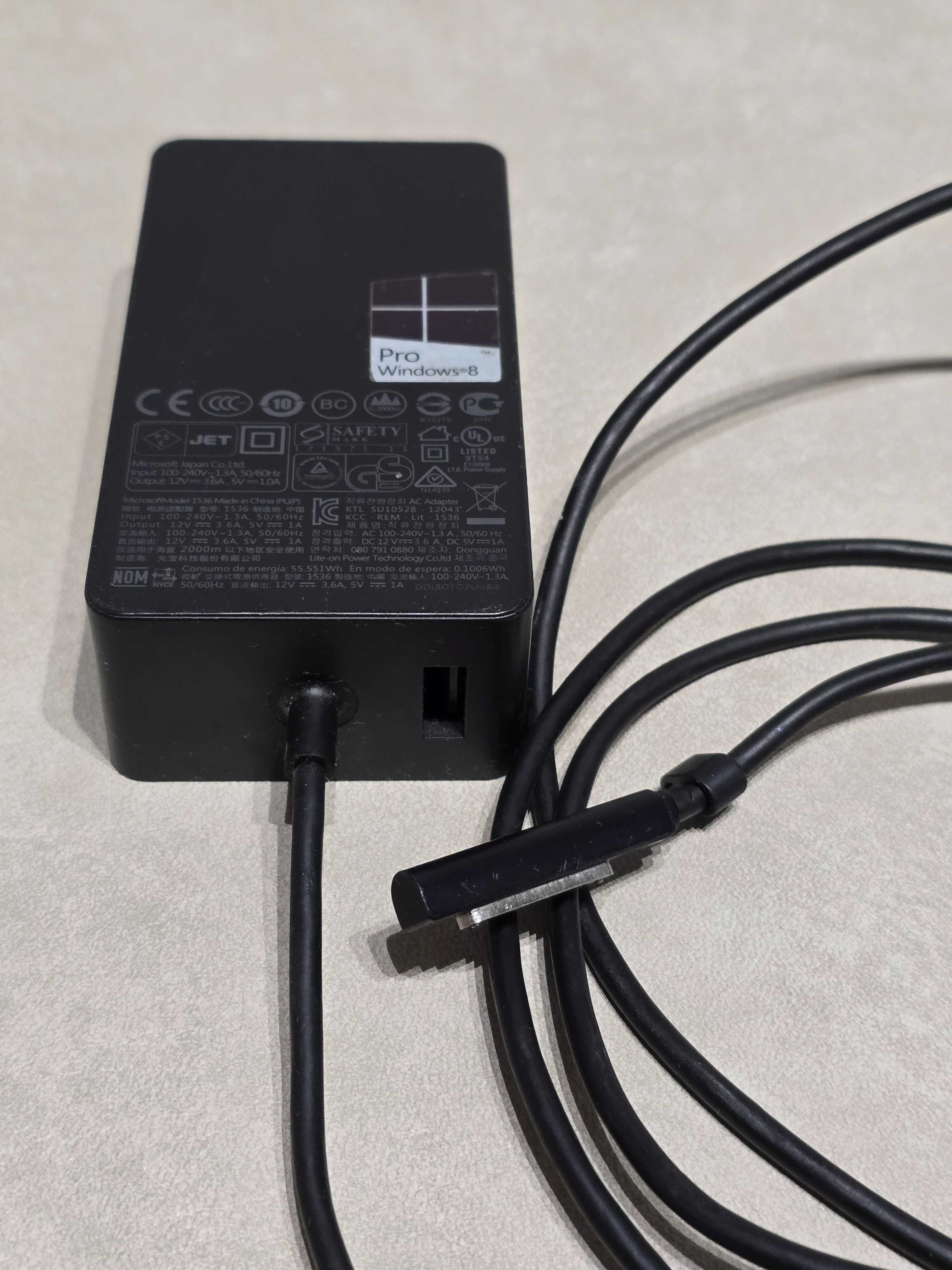 Zasilacz ładowarka 1536 48W 12V 3.6A do Microsoft Surface Pro 1, 2