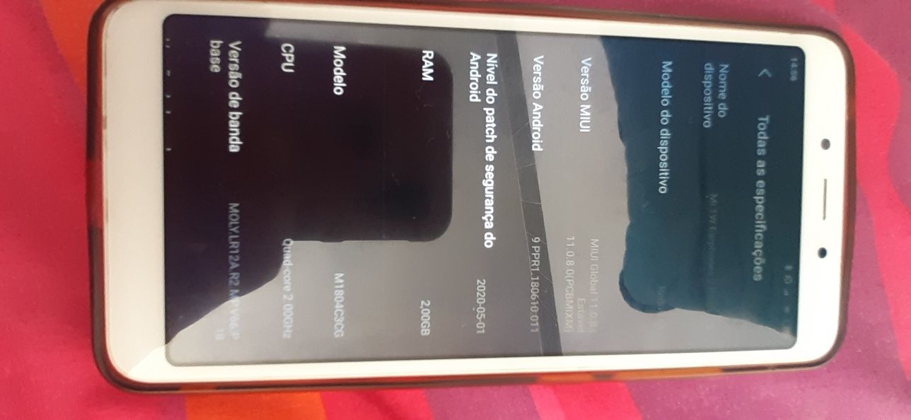 Telemóvel Xiaomi redmi 6A