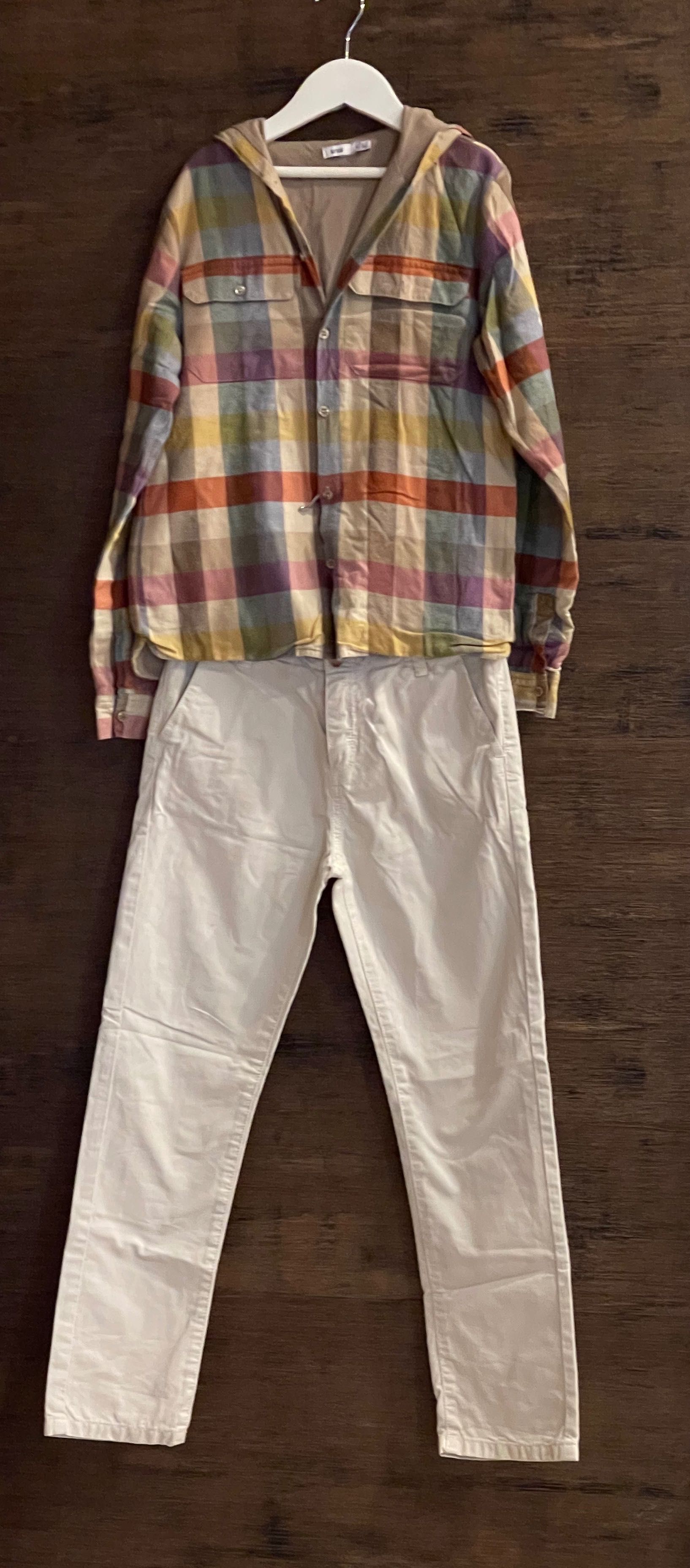 Camisa com capuz flanela Tam 10 :: Knot