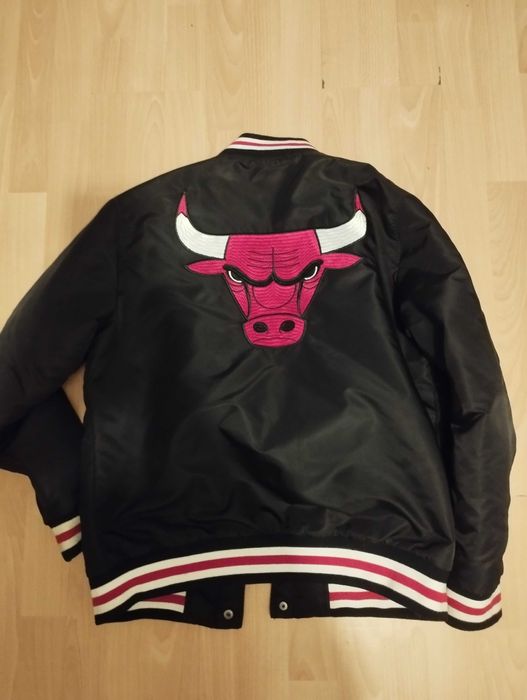 Kurtka bejsbolówka Chicago Bulls NBA M rozmiar