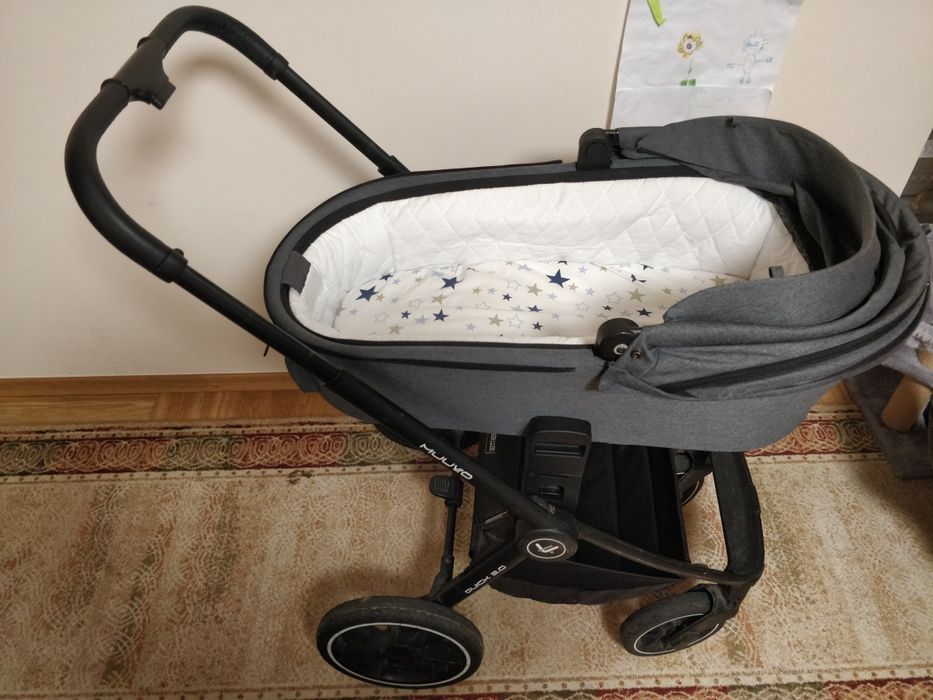 Muuvo quick 2.0 2w1 nowa gondola kompletny z akcesoriami