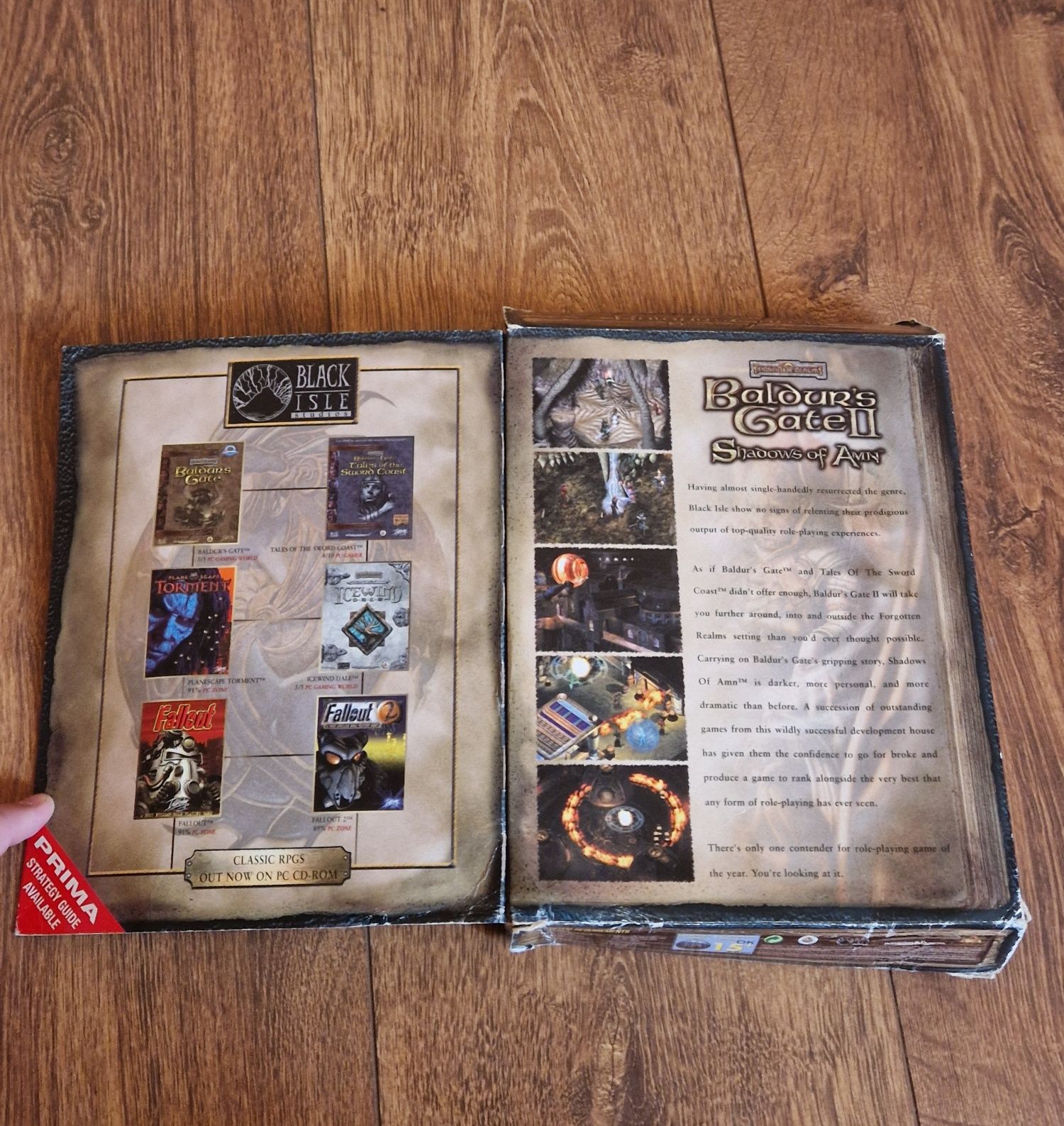 Игра Baldur's Gate 2 Shadows Of Amn Big Box PC Complete