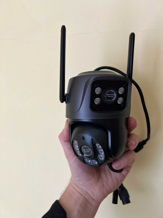 Подвійна поворотна камера з Wi-Fi. Максимальний огляд і зручність