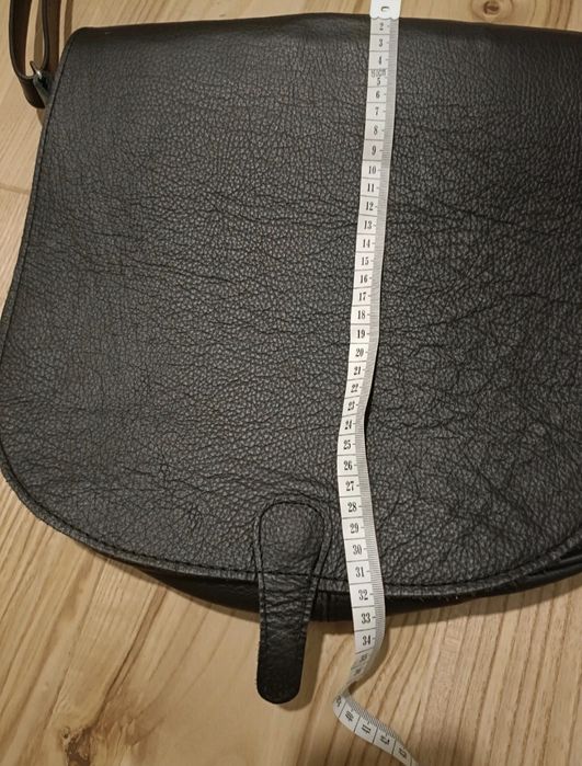 Torebka SKÓRA naturalna, listonoszka