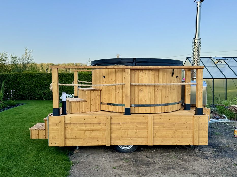 Mobilna balia najwieksza w Polsce! 8-10 osób! Jacuzzi do wynajecia !