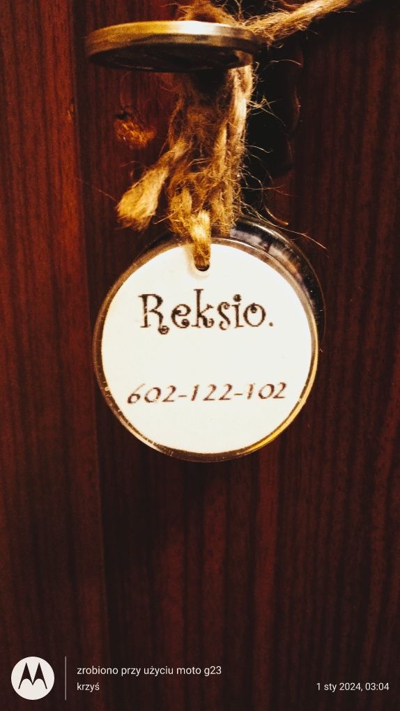 Medalik personalizowany dla Twojego zwierzaka.