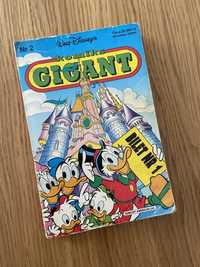 Kaczor Donald komiks Gigant 2/1992 Bilet nr 1 numer jeden