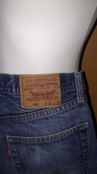 spodnie męskie jeans Levi Strauss
