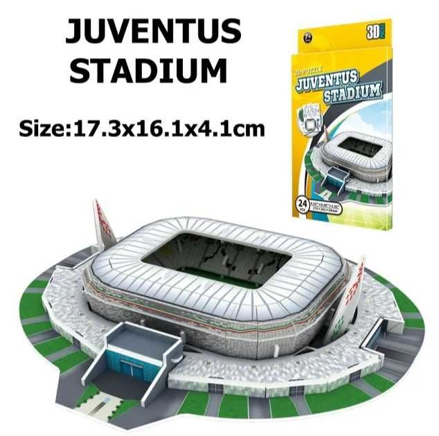 Stadion Juventusu Allianz Stadium puzzle 3D Juventus Turyn prezent