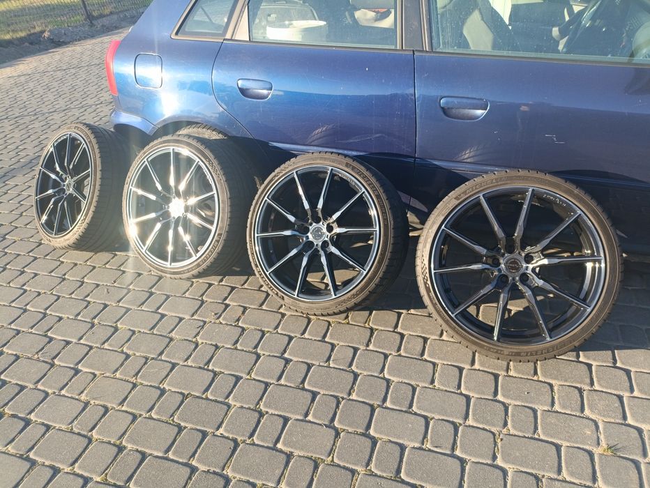 Felgi Concaver CVR4 19" 5x 112 z oponami Michelin