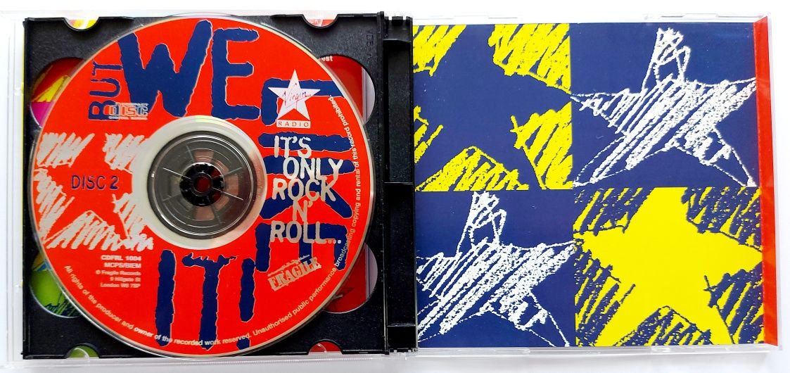 It's Only Rock N' Roll 2CD 1994r U2 Free INXS Thin Lizzy Foreigner