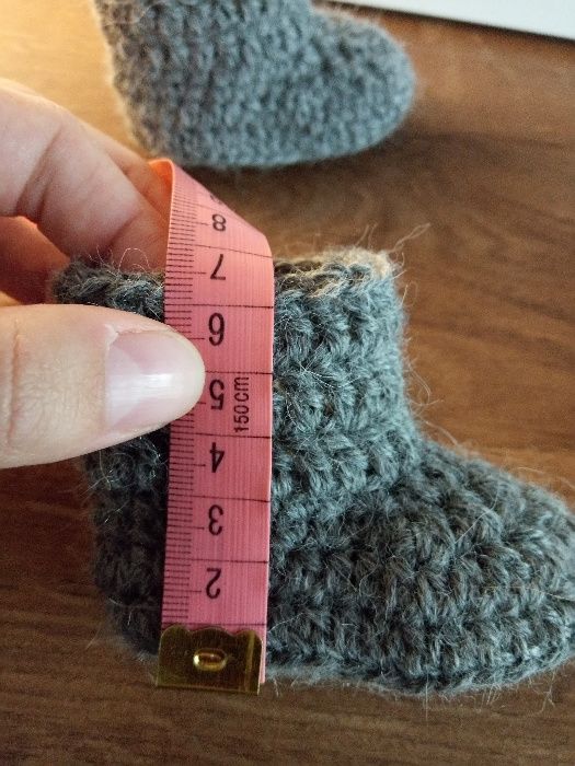 Buciki niemowlęce, do 6 miesiąca, handmade, wełniane