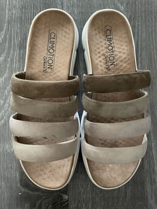 Продам Пантолети беживые натуральная кожа