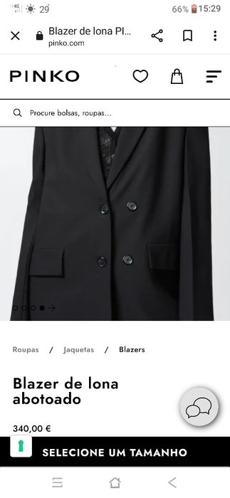 Blazer PINKO senhora novo com etiqueta tamanho L