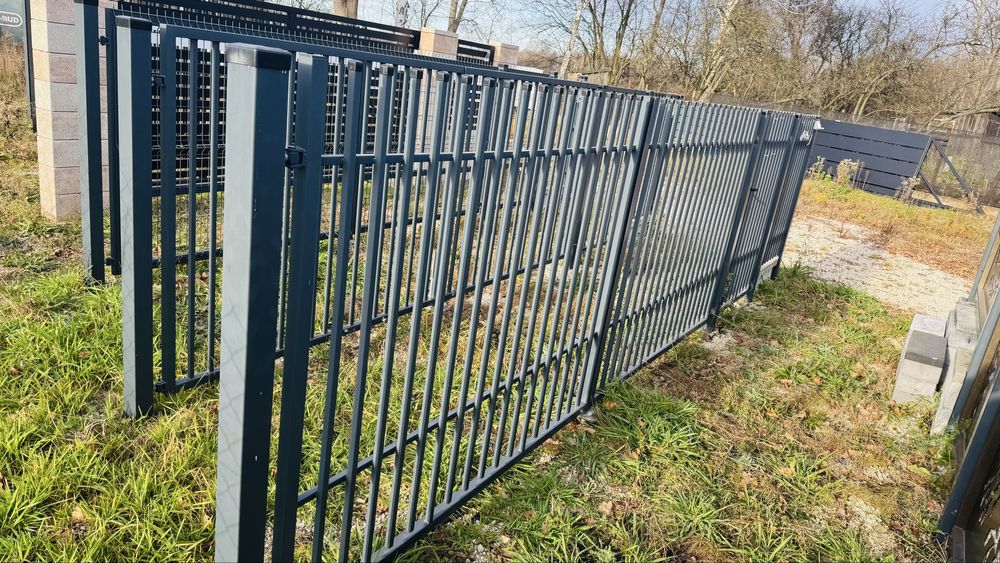 Promocja 50% taniej brama furtka dwuskrzydłowa przesuwna