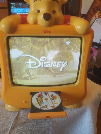 TV Disney com DVD  para  quarto  criança  também  dá  como  TV normal