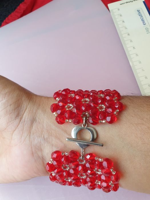 Pulseira única feita à mão