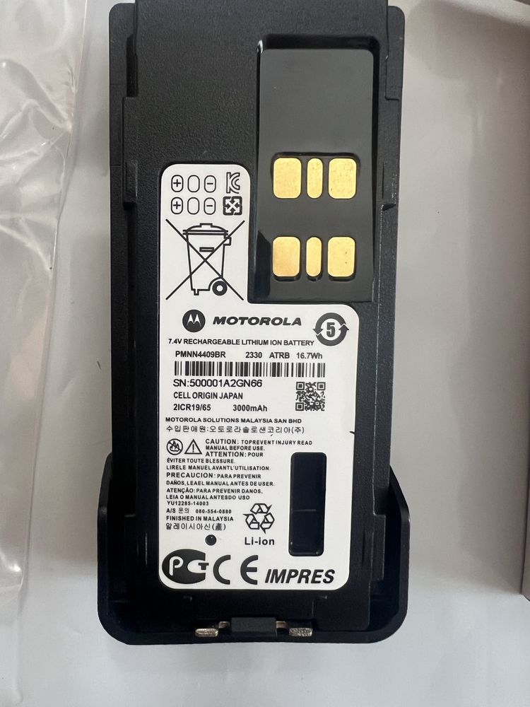 РОЗПРОДАЖ акумулятор Motorola PMNN4409BR  з Type-C для рацій серії DP