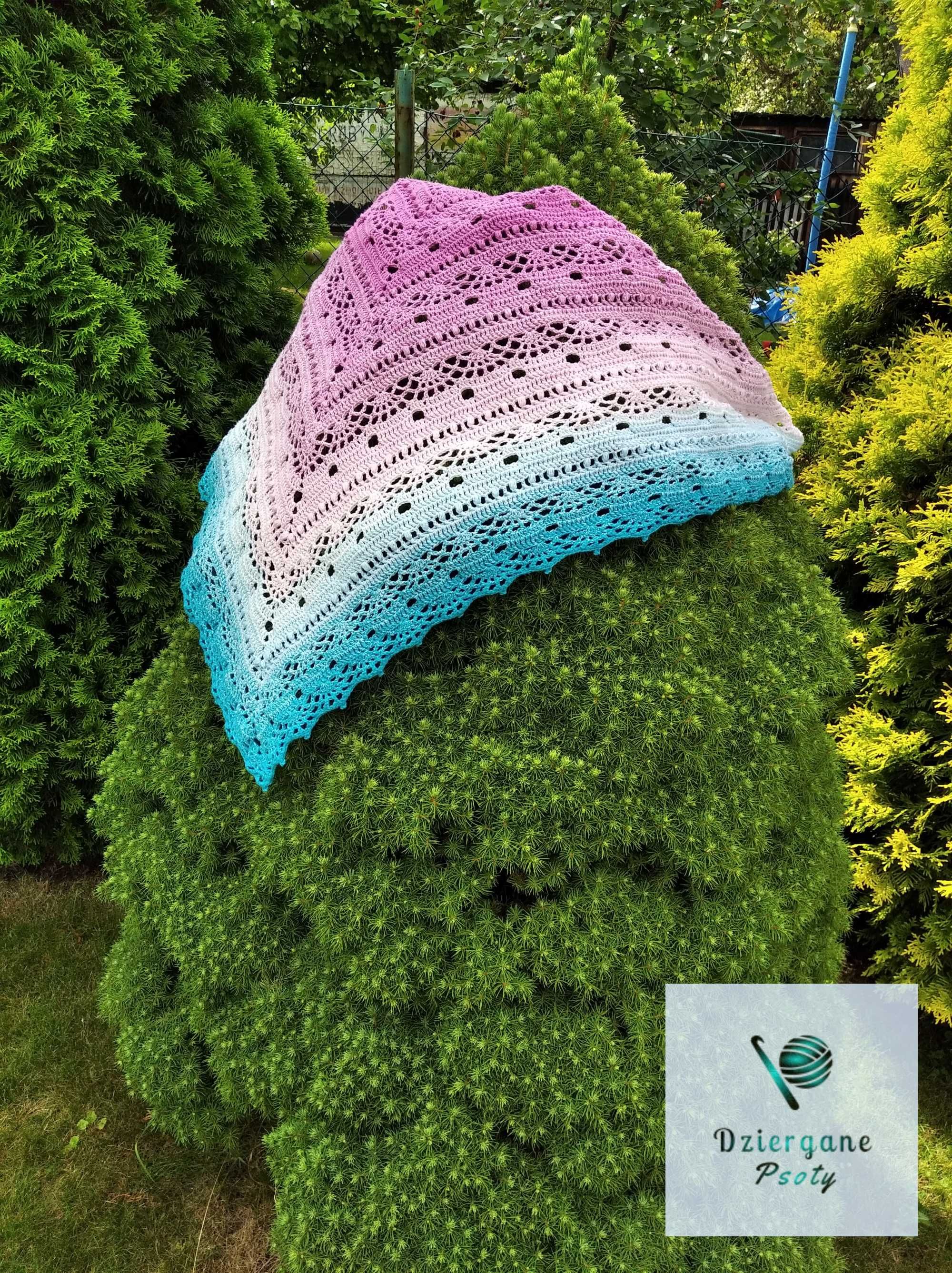 Chusta ręcznie robiona na szydełku - Handmade