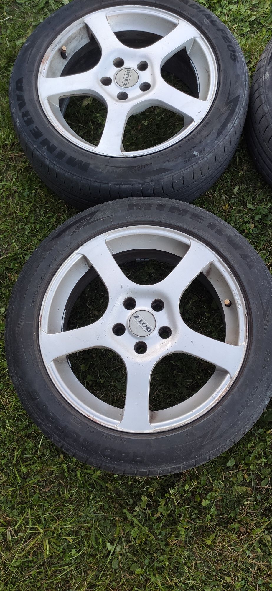 Alufelgi 5x110 R17 205/55 opony letnie minerva Alfa Romeo Saab Fiat
