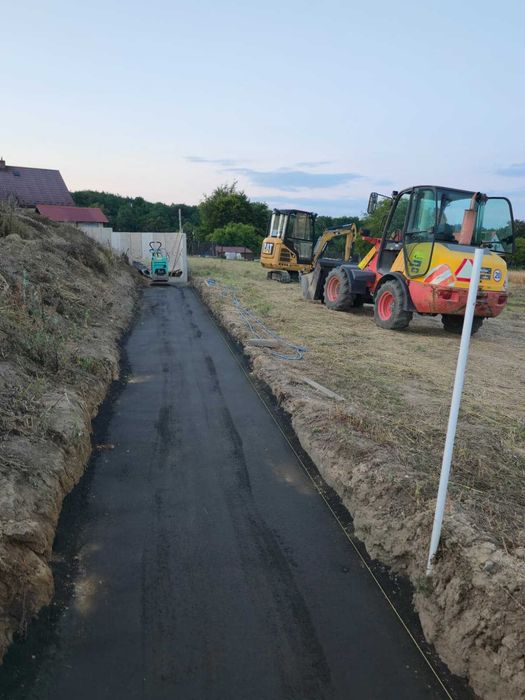 Prace ziemne MINIKOPARKĄ  usługi