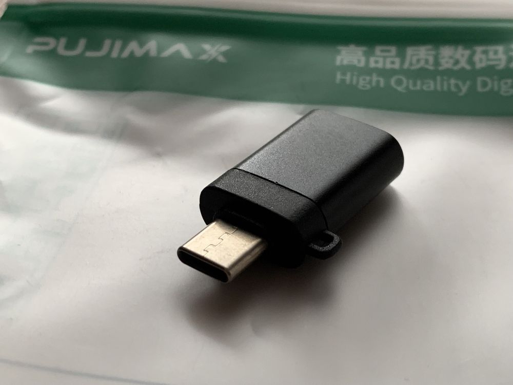 Адаптер Pujimax USB-C to USB3.0, Переходник с Type-C на USB OTG