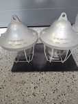 Lampy przemysłowa PRL vintage industrial bardzo ładny stan 2szt