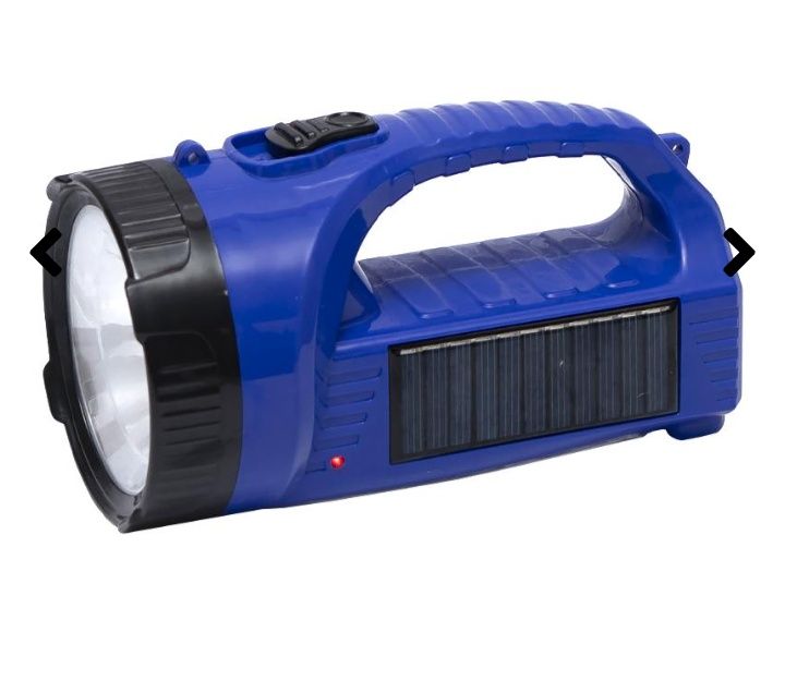 Фонарь LED аккумуляторный и солнечная батарея