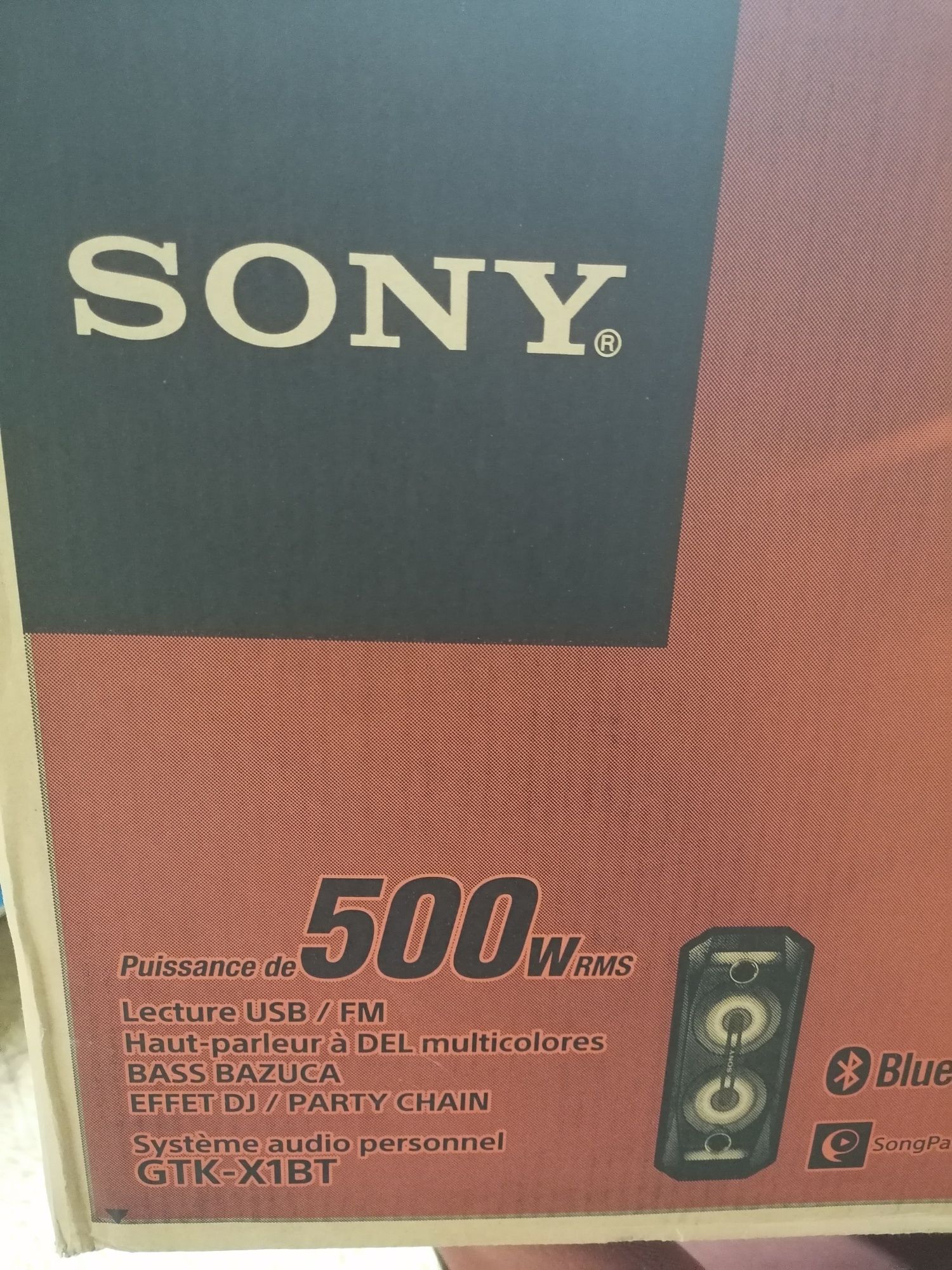 Sistema de audio stereo
500w sony