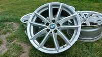 18" 5x112  et44  66,6mm otwor  BMW G30 Audi VW Seat Skoda  srebrne