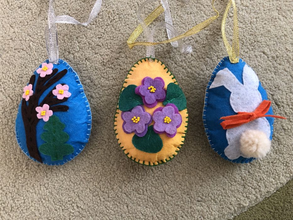 Пасхальний декор з фетру