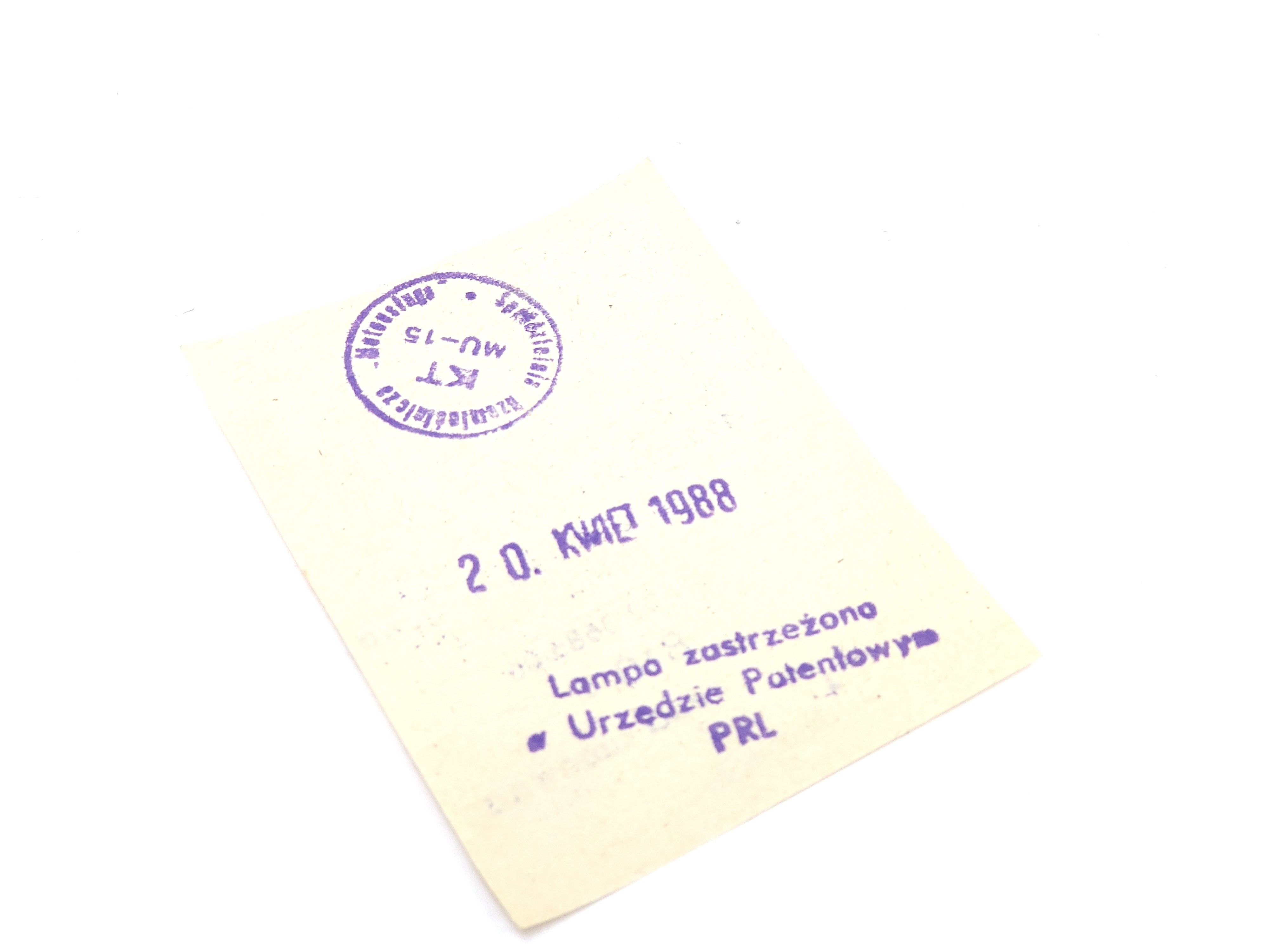 NOWA Lampa światło przeciwmgłowe Fiat 126P PRL