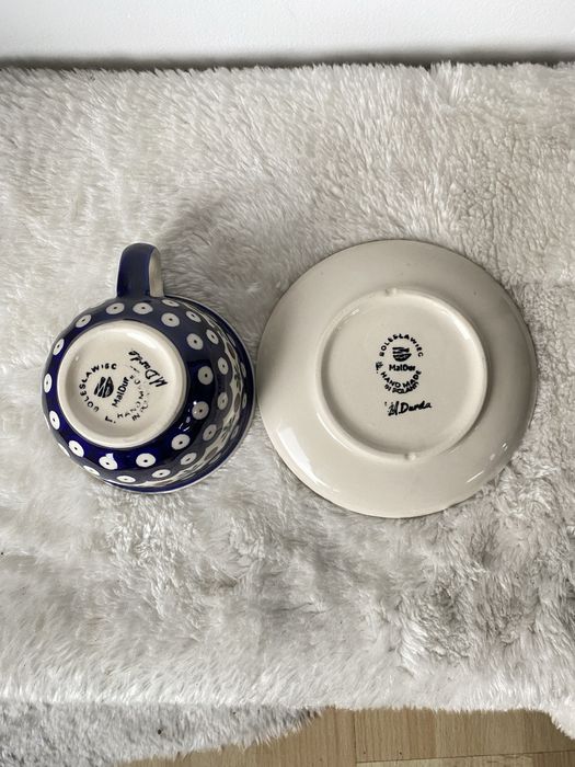 Filiżanka ze Spodkiem Ceramika Bolesławiec