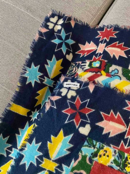 Хустина Bimba Y Lola Іспанія Хустка 1,20м х 1,20м вовна