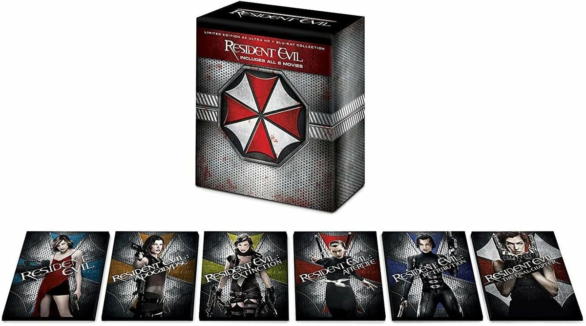 Blu ray 4K Resident Evil: The Complete Collection 4K  blu ray