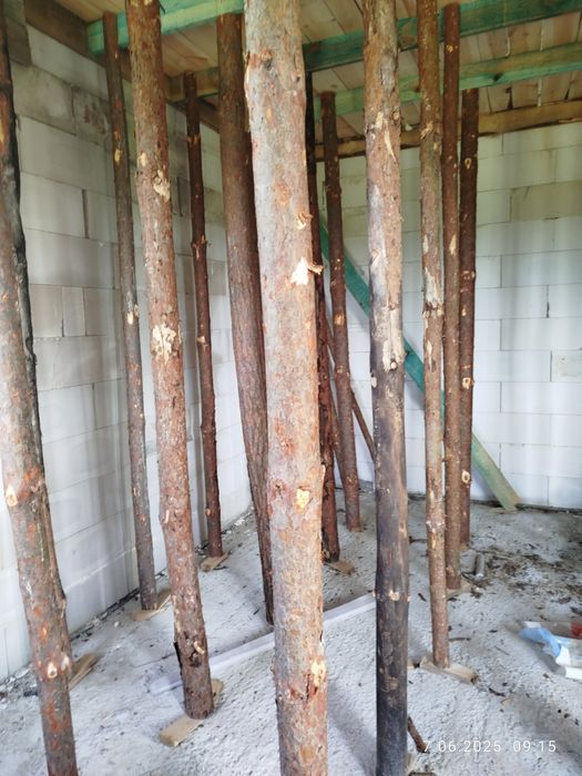 Stemple budowlane 3 metry 150 sztuk, kliny