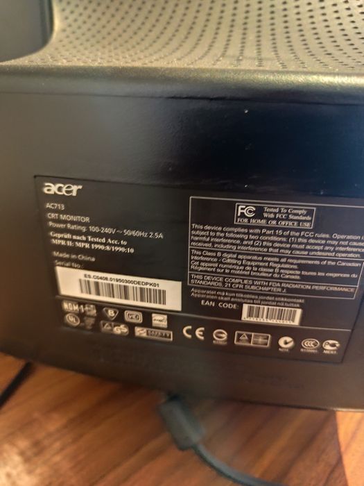 Monitor  marca acer
