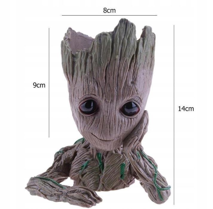 Doniczka Groot strażnicy galaktyki biurko kwiat mała 8x14cm mini