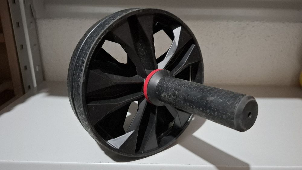 Roda dupla abdominal musculação