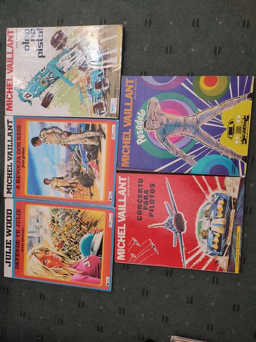 Livros BD Michel Vaillant e Julie Wood - Cada 5 €