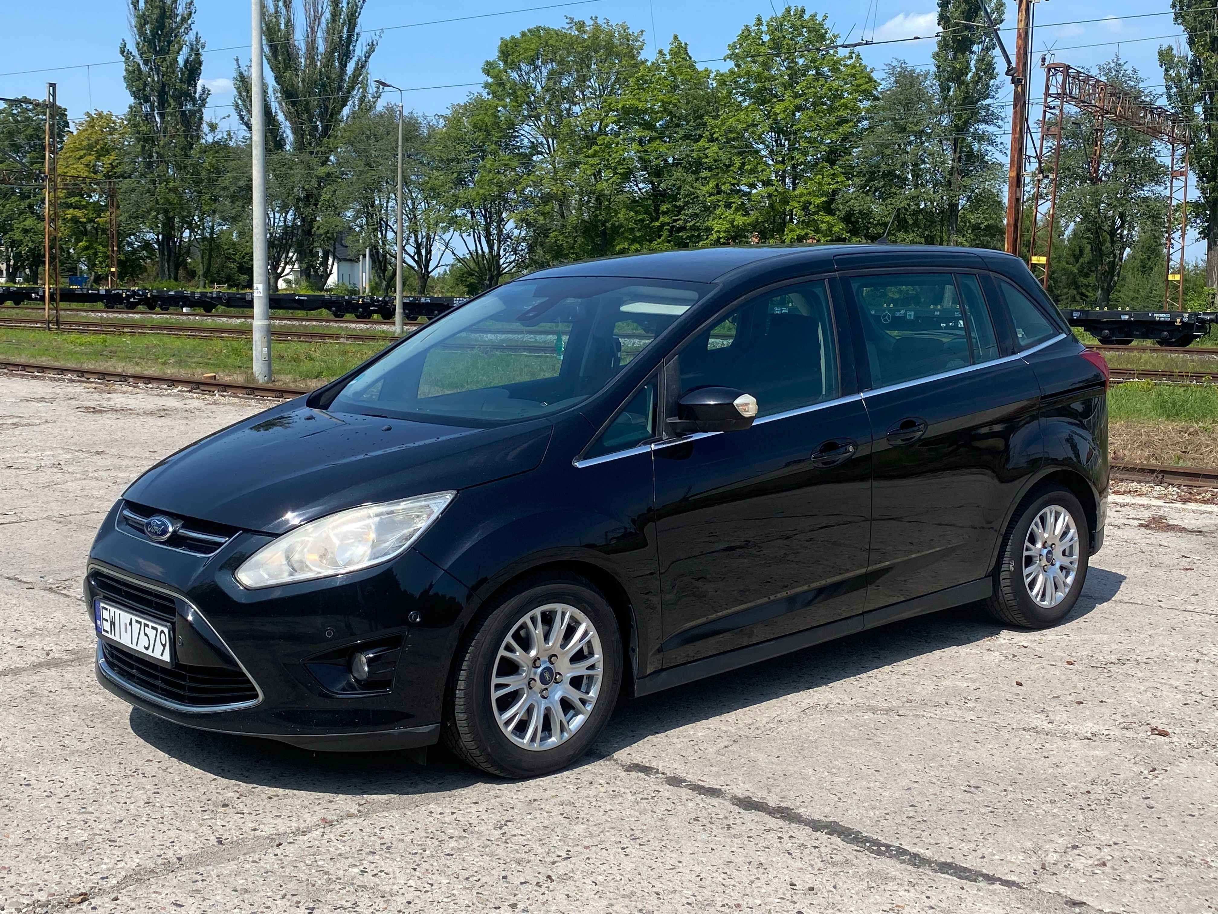 Grand C-Max 2.0 TDCi - Bogate Wyposażenie, 5-osobowy! Nowy Rozrząd.