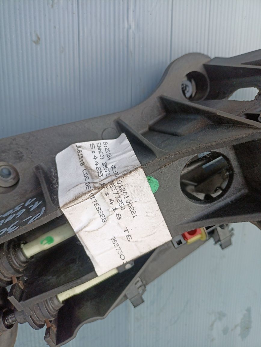 Peugeot 307. 1, 6 HDI lewarek skrzyni biegów z linkami
