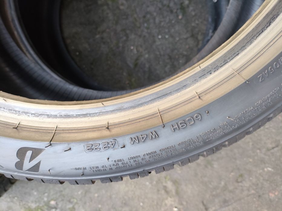Opony zimowe Bridgestone 2 x 245/40/19 i 2 x 275/35/19, 2022r, 6,5mm