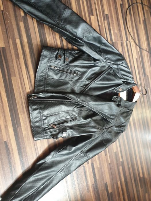 kurtka damska ramoneska L wiosenna wiosnę skórzana nowa jesienna