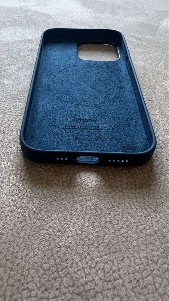 iPhone 13 Pro Capa Silicone Azul