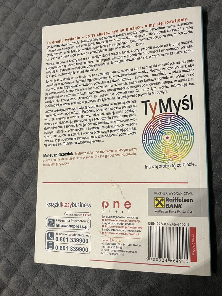 TyMyśl Mateusz Grzesiak kaiazka motywacja rozwoj poradnik