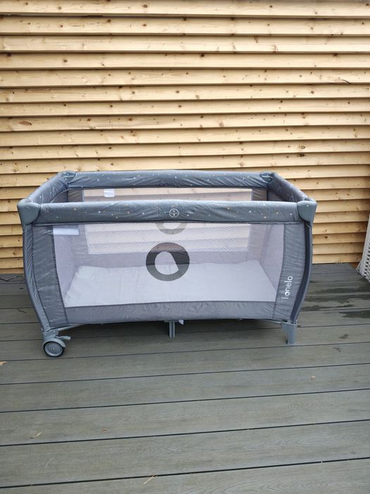 Łóżeczko turystyczne Stefi Plus Grey Multicolor