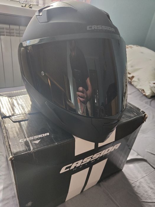 Kask motocyklowy Cassida INTEGRAL rozmiar M dwie szybki i PINLOCK70
